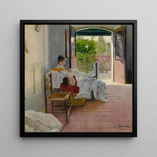 De naaister Sitges - Santiago Rusiol