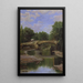 Pont sur une rivière - Santiago Rusiñol — ingelijst kunstwerk aan de muur