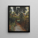 Chemin des roses - Santiago Rusiñol — ingelijst kunstwerk aan de muur