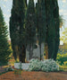 La Fontaine des Cyprès - Santiago Rusiñol — weergave van het kunstwerk