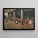 Lavoirs de la Barceloneta - Santiago Rusiñol — ingelijst kunstwerk aan de muur