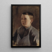 Portrait of a Boy - Santiago Rusiñol — framed artwork on a wall