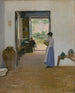 Binnenhuis van Sitges - Santiago Rusiñol — weergave van het kunstwerk