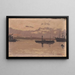 Esquisse d'un port - Santiago Rusiñol — ingelijst kunstwerk aan de muur