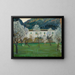 van het witte landhuis in Bunyola, Mallorca - Santiago Rusiñol — ingelijst kunstwerk aan de muur