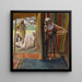 Sarah hoort en lacht - James Tissot — ingelijst kunstwerk aan de muur