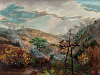 Sarah Ann Freeman Clarke - Great Smoky Mountains At Waynesville in North Carolina Mountains.webp