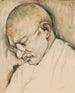 Gandhi - Sarkis Katchadourian — weergave van het kunstwerk