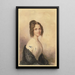 Anne Charlotte Lynch later Mme Vincenzo Botta - Savinien Edme Dubourjal — ingelijst kunstwerk aan de muur