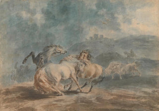 Sawrey Gilpin - Horses Fighting.webp