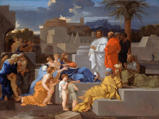 Sbastien Bourdon - Christ Receiving the Children.webp
