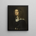 La reine Christine - Sébastien Bourdon — framed artwork on a wall