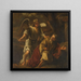 Biblical Scene Painting - Ferdinand Bol — framed artwork on a wall