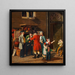 Scene of Gades - Gustav Theodor Wegener — framed artwork on a wall