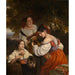 Reproductie van het schilderij Romeinse genre scène schilderij - Franz Xaver Winterhalter