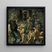 scène van de vernietiging van Messina - Max Beckmann — ingelijst kunstwerk aan de muur