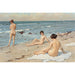 Reproduction of the painting Beach scene with women bathing - Paul Fischer