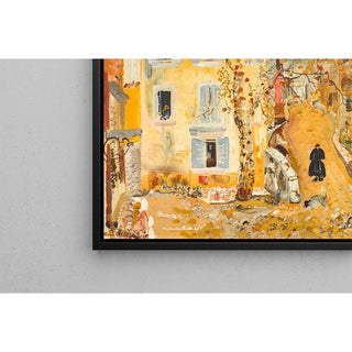 Scène de rue dans une ville de province - Boris Grigoriev | Reproduction Tableau Décoration murale affiche copie