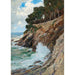 Reproductie van het schilderij scène aan de kust van Nervi - Alfred Zoff