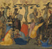 Scènes de la Passion du Christ: Le Crucifixion, panneau central - Andrea Vanni | Reproduction — weergave van het kunstwerk