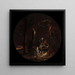 Evening Witchcraft Scenes - Salvator Rosa — framed artwork on a wall