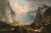 Landschap van de vallei - School van Thomas Hill — weergave van het kunstwerk