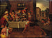 De rijken en Lazarus - School van Frans Francken I — weergave van het kunstwerk