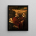 Drie Venetiaanse adviseurs - School van Jacopo Tintoretto — ingelijst kunstwerk aan de muur