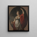 van de Allegorie van de Rechtvaardigheid Thémis - School van Marcello Bacciarelli — ingelijst kunstwerk aan de muur
