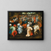 De Dans van de Bruid - School van Pieter Brueghel II — ingelijst kunstwerk aan de muur