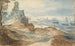 Kasteel aan de Rivieroever - School van Pieter Bruegel de Oude — weergave van het kunstwerk