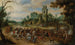 Een gevecht voor ruïnes - Sebastiaen Vrancx — weergave van het kunstwerk