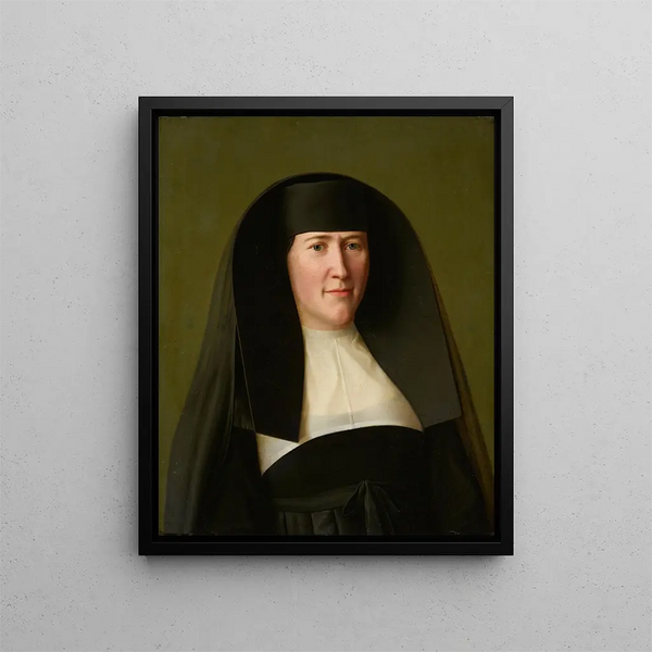 Karoline Kaspar Mother Superior of Sainte Ursule - Sebastian Luz — framed artwork on a wall