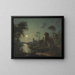 Rivierenscène - Sebastian Pether — ingelijst kunstwerk aan de muur