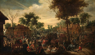 Sebastian Vrancx - Plundering of a Hamlet.webp