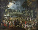 La fête - Sebastian Vrancx — weergave van het kunstwerk