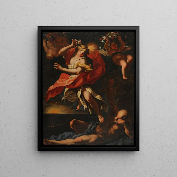 Aurora et Thyton - Sebastiano Ricci — framed artwork on a wall