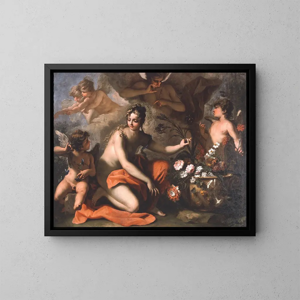 Flore - Sebastiano Ricci — framed artwork on a wall