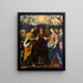 De Verlovingen van de Maagd - Sebastián López de Arteaga — ingelijst kunstwerk aan de muur