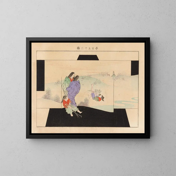 Yachigusa v 6 Pl 03 - Seiko Ueno — ingelijst kunstwerk aan de muur