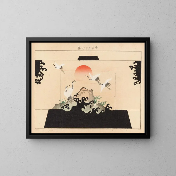 Yachigusa v 6 Pl 07 - Seiko Ueno — ingelijst kunstwerk aan de muur