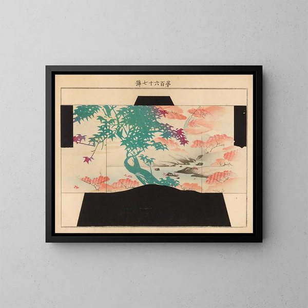 Yachigusa v 6 Pl 17 - Seiko Ueno — ingelijst kunstwerk aan de muur