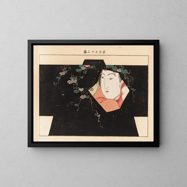 Yachigusa v 6 Pl 22 - Seiko Ueno — ingelijst kunstwerk aan de muur