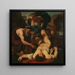 Séléné en Endymion - Johann Carl Loth — ingelijst kunstwerk aan de muur