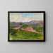 Wandeling in de bergen met uitzicht op de Alpen van Zillertal - Serafin Maurer — ingelijst kunstwerk aan de muur