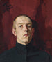 Portret van de zoon van de kunstenaar Vladimir - Sergei Vasilievich Malyutin — weergave van het kunstwerk