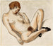 Nu - Sergey Yurievich Sudeikin — weergave van het kunstwerk