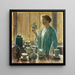 Thee-service met aardbeien - Childe Hassam — ingelijst kunstwerk aan de muur