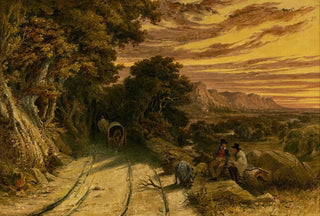 Seth Eastman - RoadSide View View in Wisconsin.webp