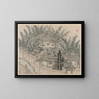 Shen Zhou - Bamboo Pavilion Tiger Hill.webp